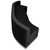 Flash Furniture ZB-803-770-SET-BK-GG Black LeatherSoft with Brushed Stainless Steel Base Modular Hercules Alon Series Reception Configuration