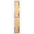 Flash Furniture XA-72-RS-GG 72"W x 12"D x 12"H Birchwood Hardwood Surface Silver Powder Coated Legs Bar Top Riser