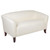 Flash Furniture 111-2-WH-GG White LeatherSoft with Cherry Stained Wood Feet Hercules Imperial Series Reception Loveseat