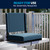 Flash Furniture XU-STA-GN-GG Teal Fabric Canvas Seat and Back Cover Grandstand Ultra-Padded Comfort Seat