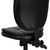 Flash Furniture GO-930F-BK-LEA-GG Black Bonded Leather Armless Mid Back Design Ergonomic Swivel Task Chair