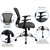 Flash Furniture H-8369F-DK-GY-GG 250 Lb. Dark Gray Fabric Nylon Arms Swivel Task/Office Chair