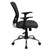 Flash Furniture H-8369F-DK-GY-GG 250 Lb. Dark Gray Fabric Nylon Arms Swivel Task/Office Chair