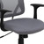 Flash Furniture H-8369F-GY-GG 250 Lb. Gray Fabric Nylon Arms Swivel Task/Office Chair