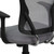 Flash Furniture H-8369F-GY-GG 250 Lb. Gray Fabric Nylon Arms Swivel Task/Office Chair