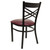Flash Furniture XU-6FOBXBK-BURV-GG Burgundy Vinyl Upholstered Seat Hercules Series Restaurant Chair