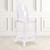 Flash Furniture OW-GHOSTBACK-24-GG Transparent Crystal Molded Polycarbonate Oval Back Ghost Counter Stool