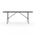 Flash Furniture DAD-LF-183Z-GG 220 Lbs. Brown Woodgrain Plastic Top Rectangular Folding Table