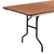 Flash Furniture XA-3696-P-GG 680 Lbs. Polyurethane Varnish Top Rectangular Folding Banquet Table