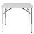 Flash Furniture RB-3434ADJ-GG 165 Lbs. Ranite White Plastic Top Folding Table