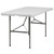 Flash Furniture DAD-YCZ-152Z-GG 220 Lbs. Granite White Plastic Table Top Rectangular Folding Table