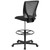 Flash Furniture GO-2100-GG 250 Lb. Black Mid-Back Design Ergonomic Swivel Drafting Stool