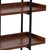 Flash Furniture JN-2542B3-GG 47.25" W x 13" D x 35" H Black Powder Coated Metal Frame Finish Mayfair Storage Shelf