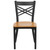 Flash Furniture XU-6FOBXBK-NATW-GG Natrural Finish Plywood Seat Hercules Series Restaurant Chair