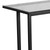 Flash Furniture NAN-WK-055-GG 47.25" W x 23.5" D x 29.25" H Clear Tempered Glass Top Computer Desk