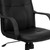 Flash Furniture H8020-GG 250 Lb. Black Glove Vinyl Armless Executive Swivel Office Chair