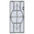 Flash Furniture RB-3050FH-ADJ-GG 330 Lbs. Granite WhiteTop Waterproof Ready To Use Commercial Table