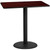 Flash Furniture XU-MAHTB-3048-TR24B-GG Mahogany Laminate Rectangular Plastic Top PVC T-Mold Edge Table