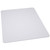 Flash Furniture MAT-121704-GG 36" W x 48" D x 2/25" H Clear Vinyl Straight Edge Chair Mat