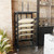 Flash Furniture XA-30-COTA-DY-GG 34.5" W x 28.75" D x 79.5" H Black Heavy Duty Steel Frame Cocktail/Pub Table Dolly