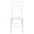 Flash Furniture XS-WHITE-GG White Acacia Wood Hercules Series Chiavari Chair