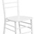 Flash Furniture XS-WHITE-GG White Acacia Wood Hercules Series Chiavari Chair
