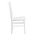 Flash Furniture XS-WHITE-GG White Acacia Wood Hercules Series Chiavari Chair