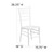Flash Furniture XS-WHITE-GG White Acacia Wood Hercules Series Chiavari Chair