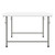 Flash Furniture RB-3060-KID-GG 260 Lbs. Ranite White PlasticTop Rectangular Kid's Folding Table