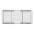 Flash Furniture RB-3060-KID-GG 260 Lbs. Ranite White PlasticTop Rectangular Kid's Folding Table