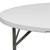Flash Furniture DAD-YCZ-154-GW-GG 661 Lbs. Granite White Plastic Table Top Round Folding Table
