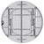 Flash Furniture DAD-183RZ-GG 771 Lbs. Granite White Plastic Table Top Round Folding Table