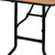 Flash Furniture YT-WTFT30X60-TBL-GG 485 Lbs. Clear Plywood Top Rectangular Folding Banquet Table