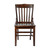 Flash Furniture XU-DG-W0006-WAL-GG Hercules Series Restaurant Chair School House Back Wooden With Walnut Finished