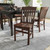 Flash Furniture XU-DG-W0006-WAL-GG Hercules Series Restaurant Chair School House Back Wooden With Walnut Finished