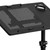 Flash Furniture NAN-JG-06B-BK-GG 22.5" W x 17.5" D x 36.5" H Black Laminate Top Mobile Computer Desk