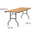 Flash Furniture YT-WTFT30X96-TBL-GG 661 Lbs. Plywood Top Rectangular Folding Banquet Table