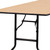 Flash Furniture YT-WTFT30X96-TBL-GG 661 Lbs. Plywood Top Rectangular Folding Banquet Table