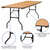 Flash Furniture YT-WTFT30X96-TBL-GG 661 Lbs. Plywood Top Rectangular Folding Banquet Table