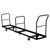 Flash Furniture NG-DOLLY-309-50-GG 19.5" W x 105" D x 40.25" H Black Powder Coated Frame Finish Folding Chair Dolly