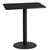 Flash Furniture XU-BLKTB-3042-TR24B-GG Black Rectangular Laminate Top PVC T-Mold Edge Table