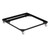 Flash Furniture FD-BAN-CH-DOLLY-GG 22.25" W x 22.25" D x 3.5" H Black Powder Coated Steel Frame Hercules Series Dolly