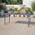 Flash Furniture DAD-LF-122Z-DG-GG 220 Lbs. Dark Gray Plastic Top Rectangular Folding Table