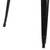 Flash Furniture CH-51040-29-BK-GG Black Square Metal Brace Underneath Top Table