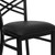 Flash Furniture XU-6FOBXBK-BLKV-GG Black Vinyl Upholstered Seat Hercules Series Restaurant Chair