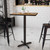 Flash Furniture XU-WALTB-2430-T2222B-GG Walnut Laminate Rectangular Top PVC T-Mold Edge Table