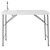 Flash Furniture DAD-PYZ-116-GG 220 Lbs. Granite White Plastic Top Rectangular Folding Table