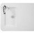 Flash Furniture DAD-PYZ-116-GG 220 Lbs. Granite White Plastic Top Rectangular Folding Table