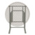 Flash Furniture RB-32R-GW-GG 220 Lbs. Granite White Plastic Table Top Round Folding Table