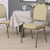 Flash Furniture FD-C03-ALLGOLD-H20124E-GG Beige Patterned Fabric Gold Powder Coated Frame Finish Hercules Series Stacking Banquet Chair